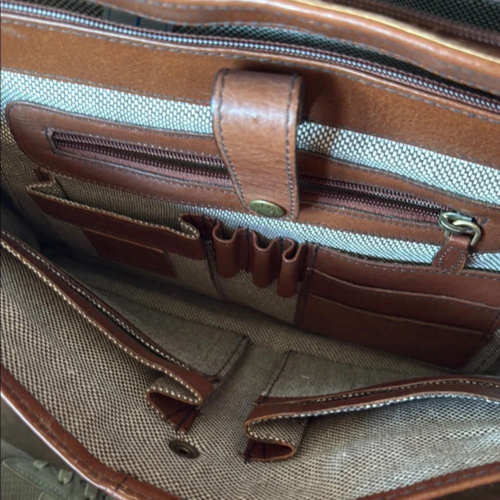 Vintage Classic‎ Brown Leather Men's Briefcase